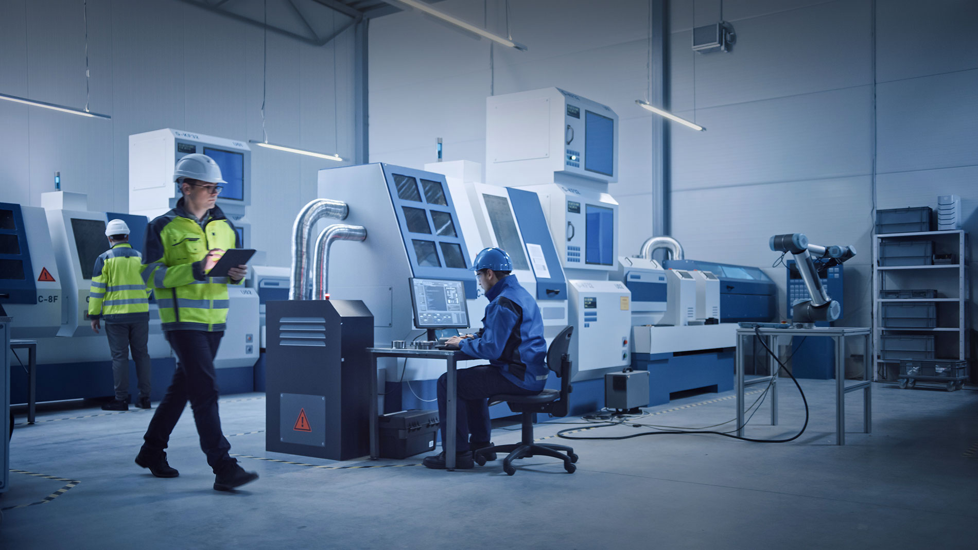 The Case for Industrial Energy Efficiency image - Workers working on a energy plant.