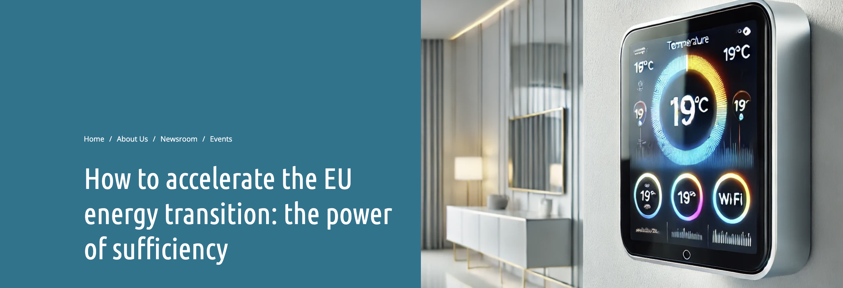 How to accelerate the EU energy transition: the power of sufficiency